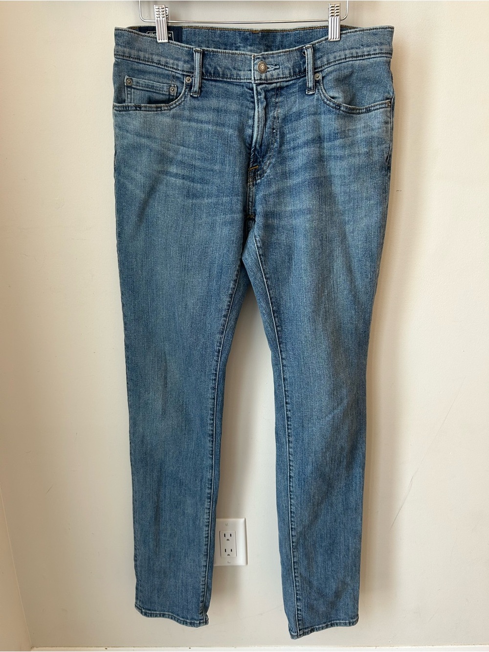 Abercrombie & Fitch Langdon Slim Stretch Jeans Men’s 32x34 Light Wash